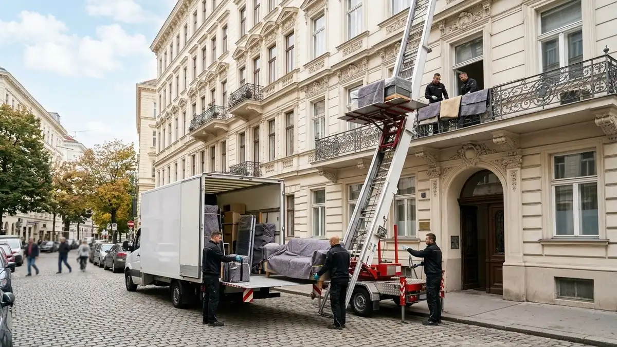 Altbau Umzug Wien ohne Lift - Umzug Steiner Wien