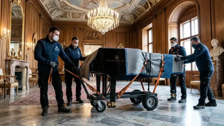 Klaviertransport Wien Kosten: Spezialgurte & Fixpreis-Tarif