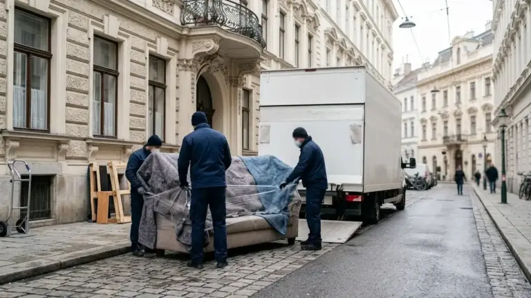 Möbeltransport Wien: Fixpreis, Versicherung & Trageservice
